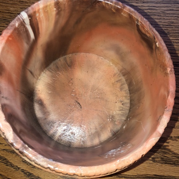 Hand made art pottery. Comanche pottery east 6” bucket. Mississippi mud - Picture 2 of 5